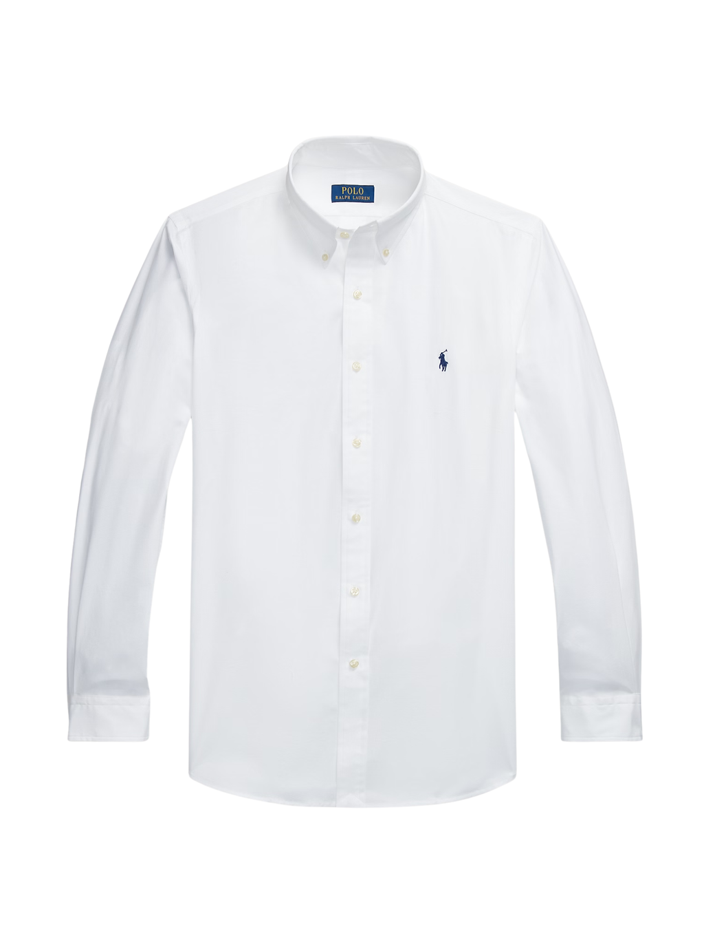RALPH LAUREN Custom Fit Stretch Poplin Shirt White