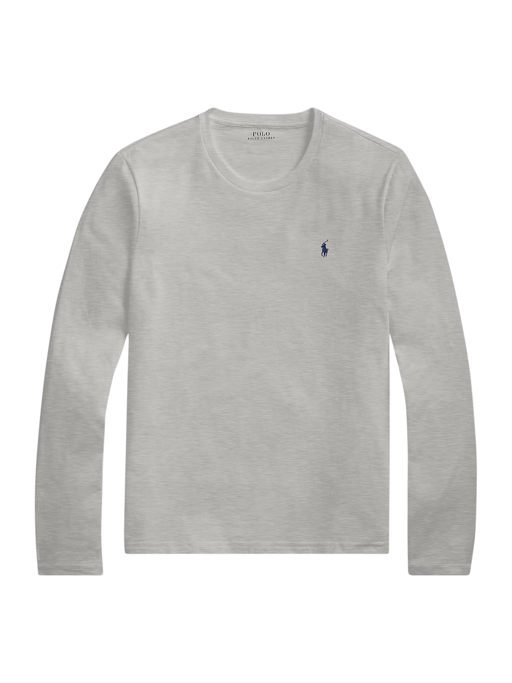 RALPH LAUREN Cotton Jersey Sleep Shirt Andover Heather