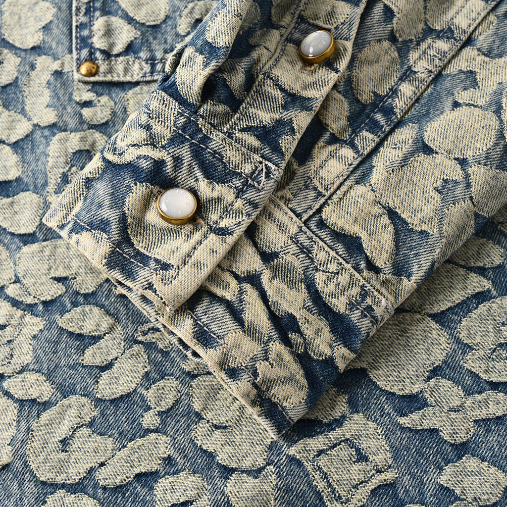Louis Vuitton x Nigo Burnout Denim Work Jacket